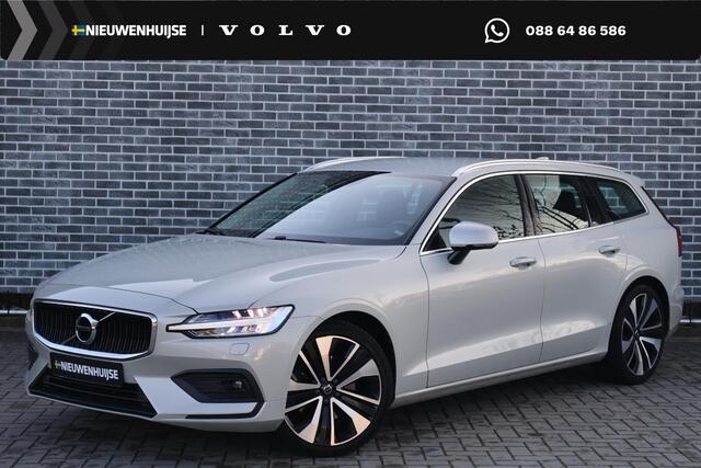 Volvo V60 2.0 T4 Momentum Pro | Adaptieve Cruise Control | Standkachel | Trekhaak | Stoel- en stuurverwarming | Actieve LED koplampen | Lederen bekleding | Achterbankverwarming | Dode hoek detectie BLIS |