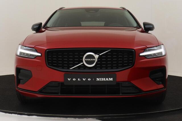 Volvo V60 B4 (M-HYBRID) PLUS DARK -GEVENT.LEDER|CAMERA|TREKHAAK|ADAP.CRUISE|POWER-SEATS|19"