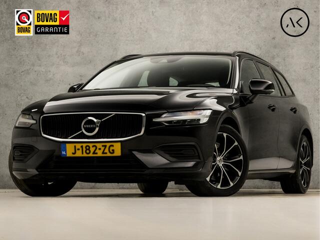 Volvo V60 2.0 B3 Momentum Sport 177Pk Automaat (APPLE CARPLAY, GROOT NAVI, PARKEERSENSOREN, SPORTSTOELEN, DAKRAILS ZWART, LED KOPLAMPEN, NIEUWE APK, NIEUWSTAAT)
