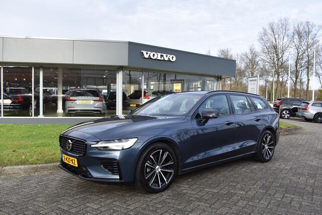 Volvo V60 T6 AWD 350PK Plug-in Hybrid Plus Dark | Trekhaak | H&K | 360 Camera| BLIS | ACC | Leder | Stuurverwarming