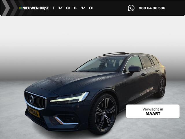 Volvo V60 2.0 B4 Inscription | Panoramadak | Trekhaak | Harman Kardon Audio | Achteruitrijcamera | Lichtmetalen Velgen 19 inch | Standkachel | Lederen Bekleding | Stoelverwarming | Navigatie