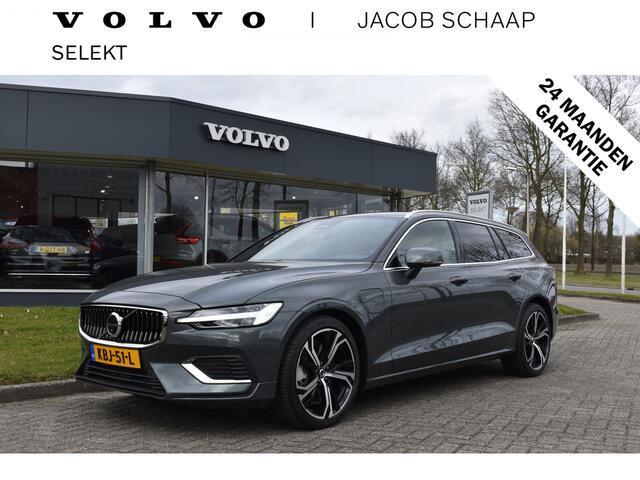 Volvo V60 T6 350PK Plug-in hybrid AWD Ultra Dark | Demo | Blis | Stoelventilatie | Massage Stoelen | Panodak | 360 Camera | B&W