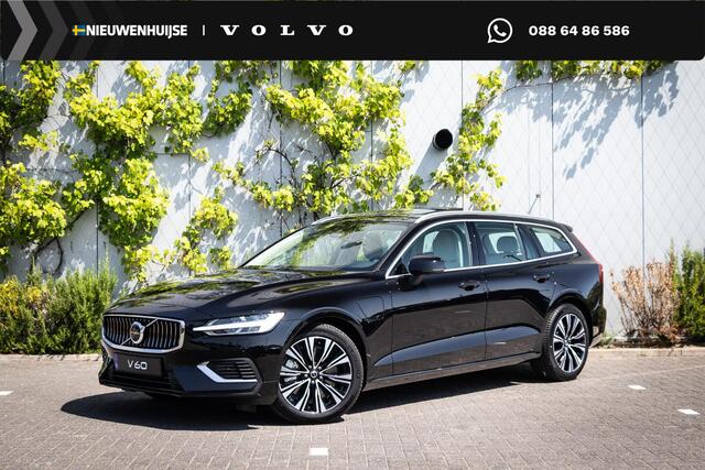 Volvo V60 T6 Plug-in hybrid AWD Ultra Bright | Adaptieve Cruise Control | Dodehoek Detectie | 360 Camera | Adaptieve Koplampen | Head-Up Display | Leder Blond | Elektr. Stoelen | Stoel+Stuurverwarming