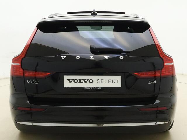 Volvo V60 B4 211pk Plus Bright / Panoramadak / Full-LED / Trekhaak / Elektr. Stoelen / Adapt. Cruise / BLIS / Stoel + Stuur. Verwarming / 18'' / Getint glas / Keyless /