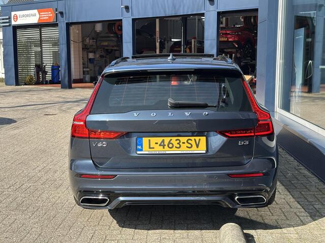 Volvo V60 2.0 B3 163 PK R-Design Automaat | Zeer nette en complete auto | Glazen Schuif-Kantel Panoramadak | Full LED Verlichting | Luxe Lederen bekleding | Elektrische Stoelverstelling | Navigatie | Camera | Parkeersensoren V+A | Adaptive Cruise Control | 18" Lic