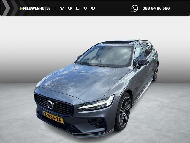 Volvo V60 2.0 T6 Recharge AWD R-Design | Plug-in Hybrid (PHEV) | Trekhaak | Panoramadak | Bowers Wilkins Audio | Stoelverwarming | Achteruitrijcamera | Parkeersensoren | Keyless Entry | Navigatie | Apple Carplay | Android Auto
