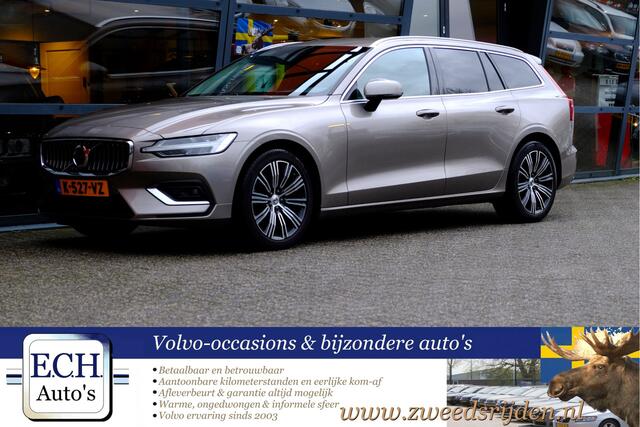 Volvo V60 2.0 B3 177 pk Inscription, Leer, Navi, Apple CarPlay, Stuurwielverw.