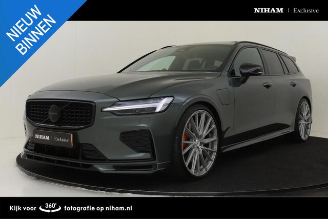 Volvo V60 T8 Plug-in hybrid AWD Ultra Dark Performance *HEICO EDITION* 21 INCH VOSSEN HF-4T VELGEN|BOWERS&WILKINS|HEICO UITLAATSYSTEEM|HEICO BODYKIT|HEICO SPORTVEREN|PANO.DAK| FISCAAL ¤ 68.869,-