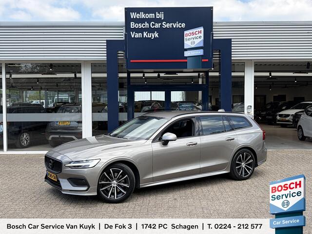 Volvo V60 2.0 B3 Momentum Advantage / Automaat / NL-Auto / Dealer-Onderhouden / Pilot-Assist / Adaptieve Cruise-Control / Stoel-/Stuurverwarming / Elektr.-Wegklapbare Trekhaak / Draadloze-Telefoonlader / Climate-Control / Standkachel / Keyless / LED / Apple-Carplay