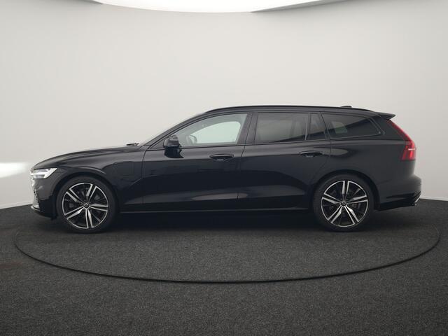 Volvo V60 T6 Twin Engine AWD R-Design 340pk Dealer O.H. | Adaptive Cruise | Camera | Harman / Kardon | Lederen Sportstoelen Memory & Verwarmd | Keyless | Blis | Apple Carplay | Navigatie | DAB | 19"L.M | Plug In Hybrid |