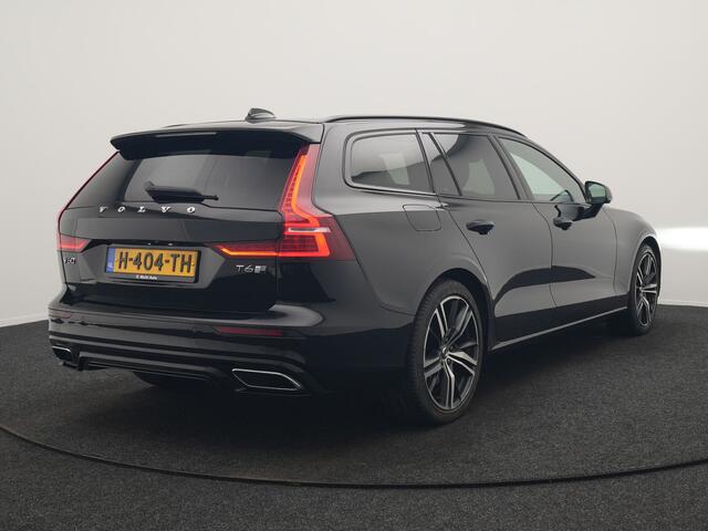 Volvo V60 T6 Twin Engine AWD R-Design 340pk Dealer O.H. | Adaptive Cruise | Camera | Harman / Kardon | Lederen Sportstoelen Memory & Verwarmd | Keyless | Blis | Apple Carplay | Navigatie | DAB | 19"L.M | Plug In Hybrid |