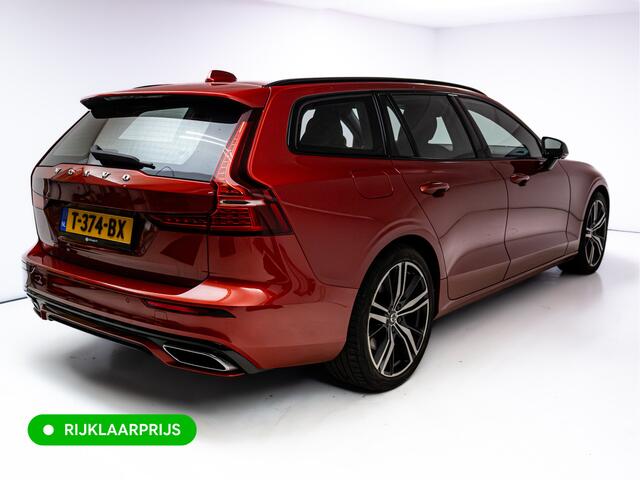 Volvo V60 2.0 T8 Twin Engine AWD R-Design | Stoel-, Stuur- & Achterbank verw. | Elec. trekhaak | 360 Camera | Elec. klep | Pilot assist, All season banden, Led, PDC V+A. Apple Carplay, Android auto