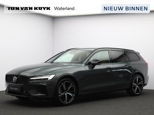 Volvo V60 2.0 T6 Plug-in hybrid AWD Ultra Dark / Head-Up Display / Bowers & Wilkins Audio / Stoelmassage / 360 camera / Pano. dak / Stoelventilatie / Elektr. stoelverstelling / Stoel-, stuur- & achterbankverwarming / BLIS
