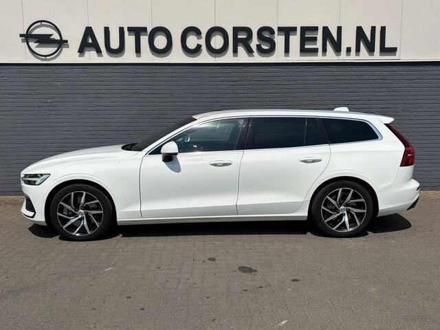 Volvo V60 2.0 T5 251PK Aut. Leder Wegkl.Trekhaak Navi Ecc Adap.Cruise Contourstoelen Apple CarPlay Android Auto Bordherk. High Performance Audio Pdc Momentum Elek.Stoelen+Memory Elek.Achterklep Privacy Glas Lmv 18" Regensensor 1.800KG Trekgewicht Origineel Nederlan