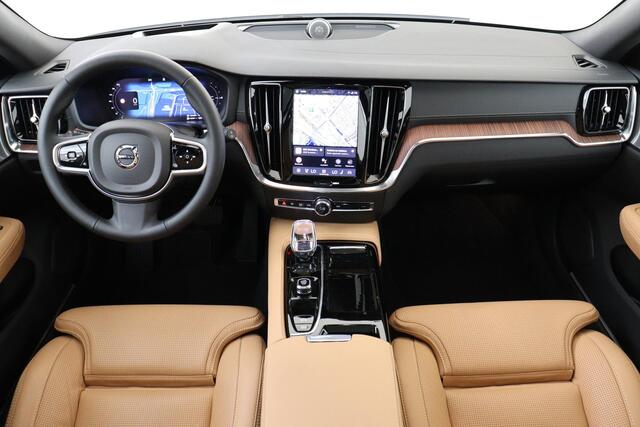 Volvo V60 T6 PLUG-IN HYBRID AWD ULTRA DARK *FULL OPTIONS!* -PANO.DAK|BOWERS&WILKINS|GEVENT.LEDER+MASSAGE|360°CAM|HEAD-UP DISP.|PRIVACY.GLAS|TREKHAAK|19"