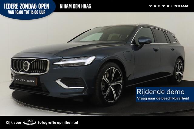 Volvo V60 T8 PLUG-IN HYBRID AWD ULTRA BRIGHT *FULL OPTIONS!* -PANO.DAK|BOWERS&WILKINS|GEVENT.LEDER+MASSAGE|360°CAM|HEAD-UP DISP.|19"