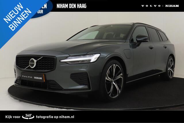 Volvo V60 T8 PLUG-IN HYBRID AWD ULTRA DARK -PANO.DAK|HARMAN/KARDON|GEVENT.LEDER+MASSAGE|360°CAM|HEAD-UP DISP.|PRIVACY.GLAS|TREKHAAK|19"