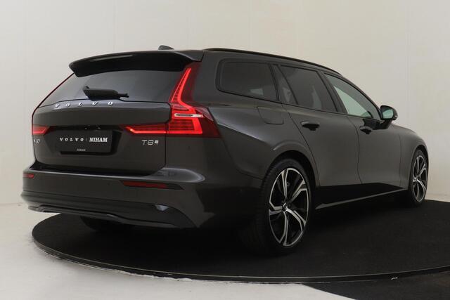 Volvo V60 T8 PLUG-IN HYBRID AWD ULTRA DARK *FULL OPTIONS!* -PANO.DAK|BOWERS&WILKINS|GEVENT.LEDER+MASSAGE|360°CAM|HEAD-UP DISP.|TREKHAAK|19"|Soh:100%