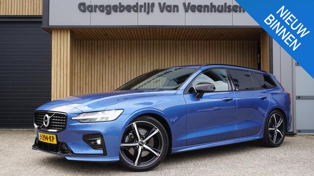 Volvo V60 2.0 163pk B3 R-Design Leder 19inch LM Stoel/Stuurwiel VW. Trekhaak Keyless LED Adaptive Cruise *NL Auto*