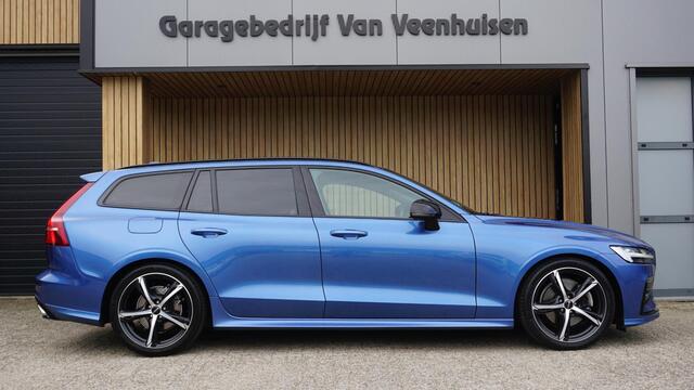 Volvo V60 2.0 163pk B3 R-Design Leder 19inch LM Stoel/Stuurwiel VW. Trekhaak Keyless LED Adaptive Cruise *NL Auto*