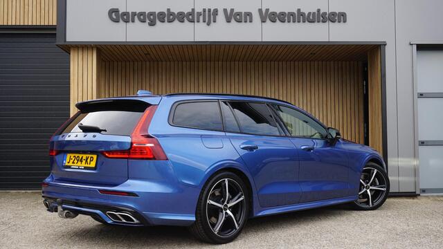 Volvo V60 2.0 163pk B3 R-Design Leder 19inch LM Stoel/Stuurwiel VW. Trekhaak Keyless LED Adaptive Cruise *NL Auto*