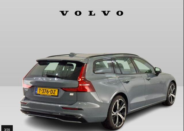 Volvo V60 2.0 T8 Plug-in hybrid AWD Plus Dark | 455PK | Thunder Grey | SOH:98% | Harman/Kardon | Stoel/stuurverwarming | Power Seat | Memory | Panoramadak | Adaptieve cruise | BLIS | Parkeercamera | 19" Velgen |