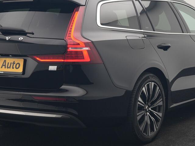 Volvo V60 T6 PHEV AWD Plus Bright 350pk Dealer O.H | Trekhaak Af Fabriek | Adaptive Cruise | Camera | Lederen Sportstoelen Memory & Verwarmd | Apple Carplay | Keyless | Google Assistant & Maps | Stuurverwarming | Pilot Assist | Virtual | Navigatie | DAB | 18"L.M | 