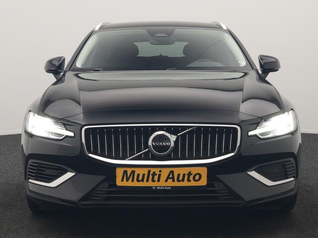 Volvo V60 T6 PHEV AWD Plus Bright 350pk Dealer O.H | Trekhaak Af Fabriek | Adaptive Cruise | Camera | Lederen Sportstoelen Memory & Verwarmd | Apple Carplay | Keyless | Google Assistant & Maps | Stuurverwarming | Pilot Assist | Virtual | Navigatie | DAB | 18"L.M | 