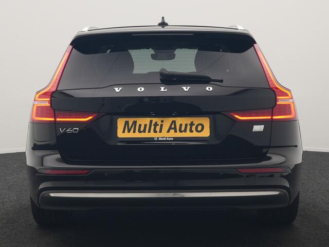 Volvo V60 T6 PHEV AWD Plus Bright 350pk Dealer O.H | Trekhaak Af Fabriek | Adaptive Cruise | Camera | Lederen Sportstoelen Memory & Verwarmd | Apple Carplay | Keyless | Google Assistant & Maps | Stuurverwarming | Pilot Assist | Virtual | Navigatie | DAB | 18"L.M | 