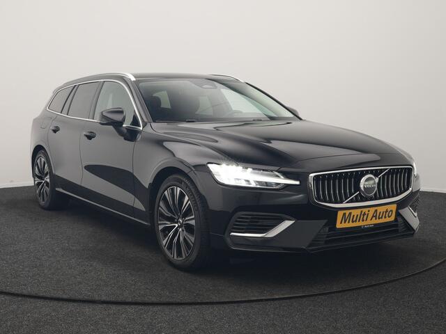 Volvo V60 T6 PHEV AWD Plus Bright 350pk Dealer O.H | Trekhaak Af Fabriek | Adaptive Cruise | Camera | Lederen Sportstoelen Memory & Verwarmd | Apple Carplay | Keyless | Google Assistant & Maps | Stuurverwarming | Pilot Assist | Virtual | Navigatie | DAB | 18"L.M | 