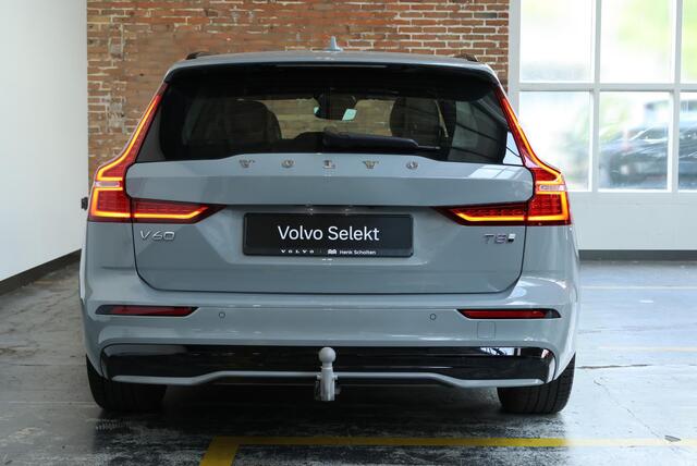 Volvo V60 2.0 T8 Plug-in hybrid AWD Plus Dark | 360º Visual Park Camera | Semi-Elektrische Trekhaak | Stoelverwarming Voor + Achter | Harman Kardon Premium Audio | Google Infotainment |