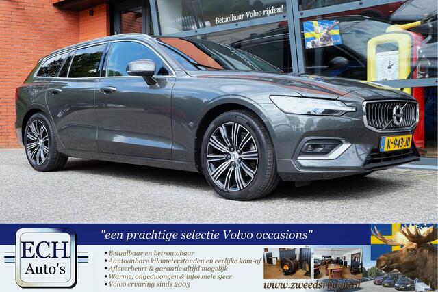 Volvo V60 2.0 B3 177 pk Inscription, Bruin Leer, Trekhaak, Apple CarPlay