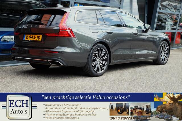 Volvo V60 2.0 B3 177 pk Inscription, Bruin Leer, Trekhaak, Apple CarPlay