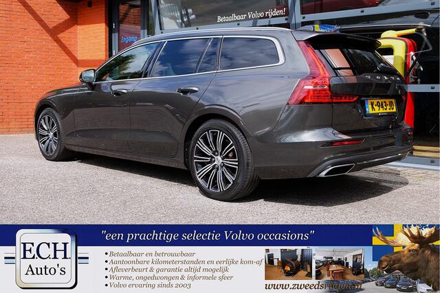 Volvo V60 2.0 B3 177 pk Inscription, Bruin Leer, Trekhaak, Apple CarPlay