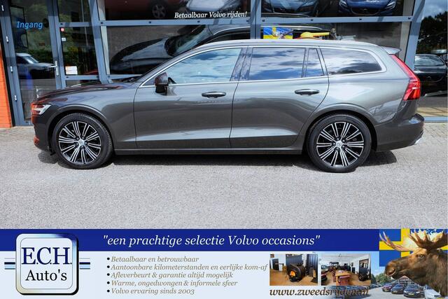Volvo V60 2.0 B3 177 pk Inscription, Bruin Leer, Trekhaak, Apple CarPlay
