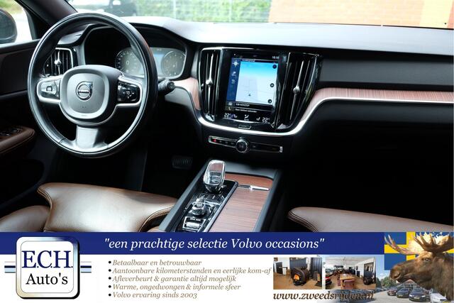 Volvo V60 2.0 B3 177 pk Inscription, Bruin Leer, Trekhaak, Apple CarPlay