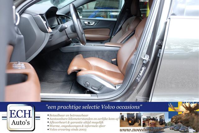 Volvo V60 2.0 B3 177 pk Inscription, Bruin Leer, Trekhaak, Apple CarPlay