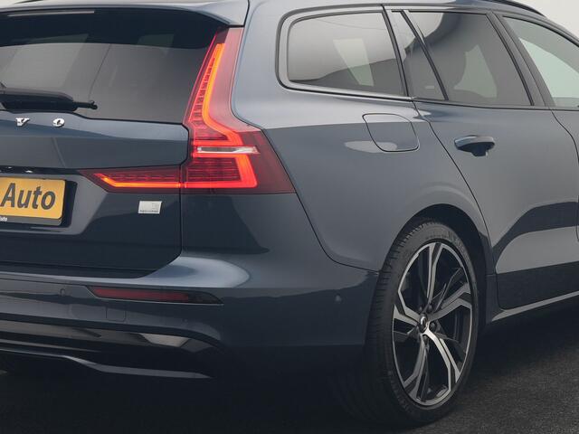 Volvo V60 T6 PHEV AWD Plus Dark Long Range 350pk Dealer O.H | Trekhaak Af Fabriek | Panodak | Adaptive Cruise | 360 Camera | Sportstoelen Memory & Verwarmd | Keyless | Apple Carplay | Pilot Assist | Stuurverwarming | Google Assistant & Maps | Navigatie | Virtual | 