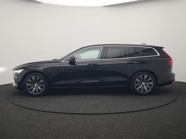 Volvo V60 T6 Recharge AWD Inscription PHEV 340pk Dealer O.H | Trekhaak Af Fabriek | Camera | Harman / Kardon | Lederen Sportstoelen Verwarmd | Cruise Control | Apple Carplay | Stuurverwarming | Keyless | Virtual | Navigatie | DAB | 18"L.M |