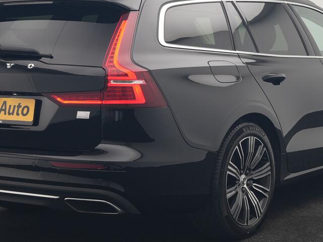 Volvo V60 T6 Recharge AWD Inscription PHEV 340pk Dealer O.H | Trekhaak Af Fabriek | Camera | Harman / Kardon | Lederen Sportstoelen Verwarmd | Cruise Control | Apple Carplay | Stuurverwarming | Keyless | Virtual | Navigatie | DAB | 18"L.M |