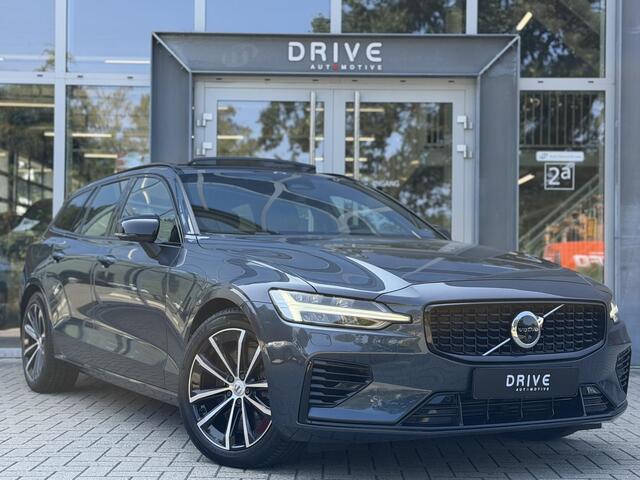 Volvo V60 2.0 T6 Plug-in hybrid 350Pk AWD Plus Dark Long Range|Pano|H/K|360Cam|Pilot|Trekhaak