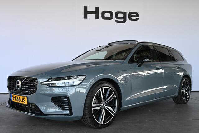 Volvo V60 2.0 T8 Plug-in hybrid AWD Plus Bright Panoramdak Stoelverwarming Carplay Led Adaptieve Cruise Clima Lane Assist Camera 100% Onderhouden! Inruil Mogelijk!