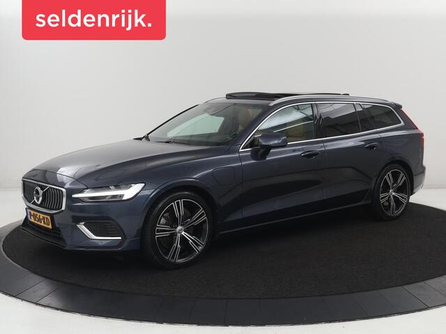 Volvo V60 2.0 T6 Recharge AWD Inscription | SOH 97.5% | Trekhaak | Panoramadak | Leder | Stoelventilatie | Stuur/stoel verwarming | Harman/Kardon | Adaptive cruise | 360 camera | Carplay | Memory |