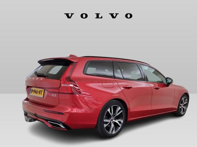 Volvo V60 2.0 B3 R-Design | Trekhaak | Stoelverwarming | Stuurverwarming | Adaptive Cruise | Power Seats | Memory | Extra getint glas | Camera | Parkeersensoren V+A | Apple Carplay/Android auto |