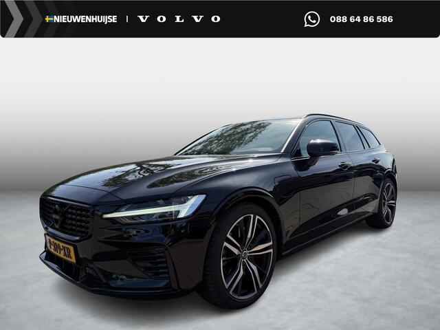 Volvo V60 2.0 T6 Recharge AWD R-Design | Plug-in Hybrid (PHEV) | Trekhaak | Harman Kardon Audio | Achteruitrijcamera | Parkeersensoren | Keyless Entry | Elektrische Achterklep | Elektrisch Verstelbare Voorstoelen | Stoelverwarming | LED Koplampen Adaptief | Navigatie | Apple Carplay | Android Auto