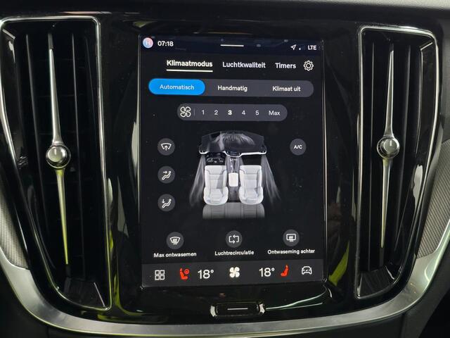 Volvo V60 2.0 B4 Plus Dark | Harman/Kardon | Schuif/Kantel Panoramadak | Memory | Power Seats | Stoel/Stuur verwarming | Extra Getint Glas | Adaptive Cruise | BLIS | Camera | Google Infotainment |