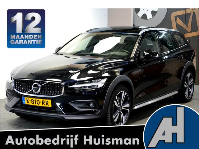Volvo V60 CROSS COUNTRY 2.0 B5 AWD 185kW/250pk Aut8 Ultimate BOWERS&WILKINS + PANORAMADAK + ADAPT.CRUISE + HEAD-UP + STOELMASSAGE + EL.TREKHAAK + STOELVERWARMING&-KOELING + 360 CAMERA + BLIS + KEYLESS ENTRY&GO + LANE ASSIST + PARKSENSOREN V&A + 19" LM-VELGEN!!