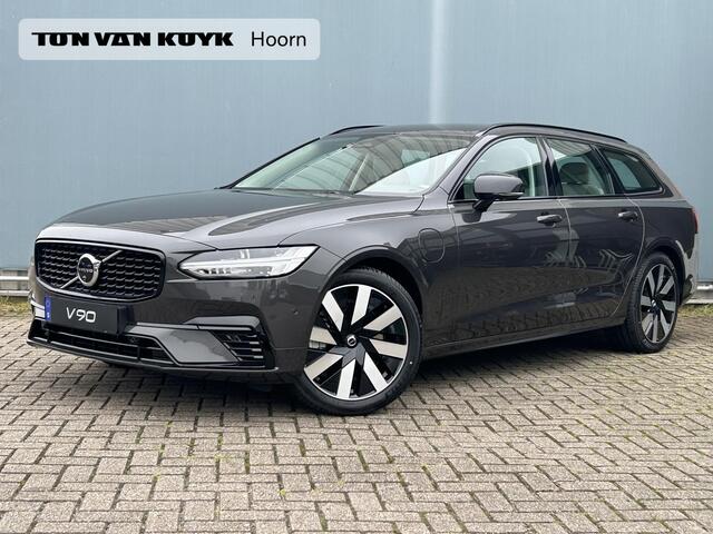 Volvo V90 2.0 T6 Recharge AWD Plus Dark 19 inch Blond leder long range Google 360camera UIT VOORRAAD