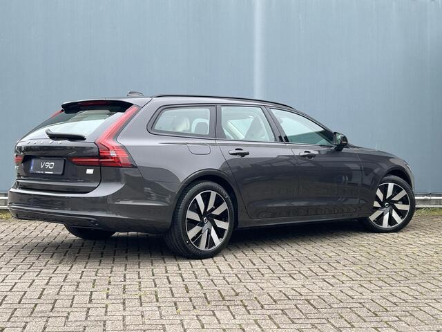 Volvo V90 2.0 T6 Recharge AWD Plus Dark 19 inch Blond leder long range Google 360camera UIT VOORRAAD