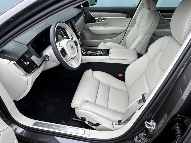 Volvo V90 2.0 T6 Recharge AWD Plus Dark 19 inch Blond leder long range Google 360camera UIT VOORRAAD